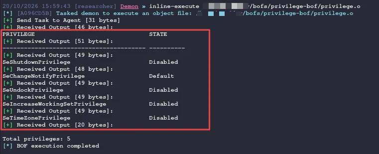 havoc output